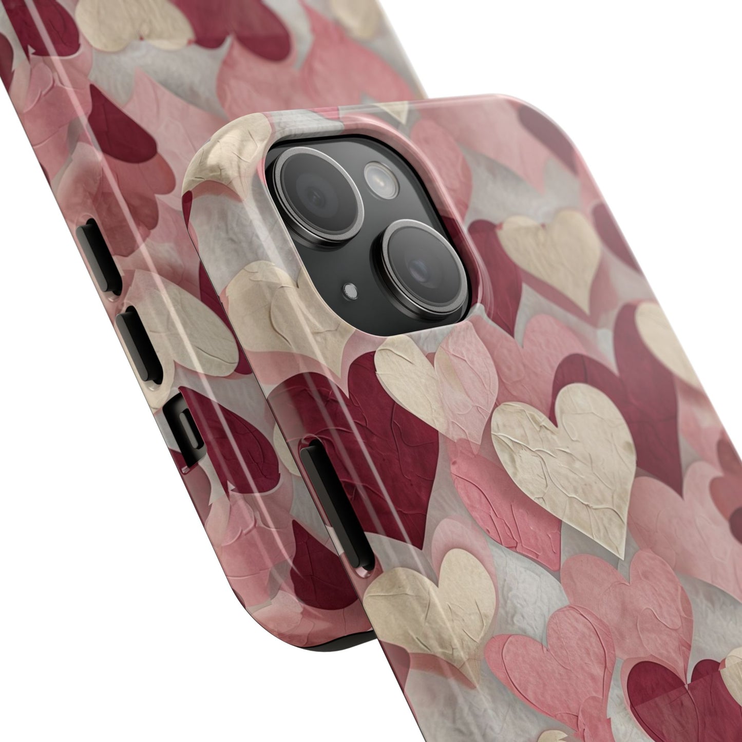 Heartfelt Tough Phone Cases - Durable Protection with Love Motif