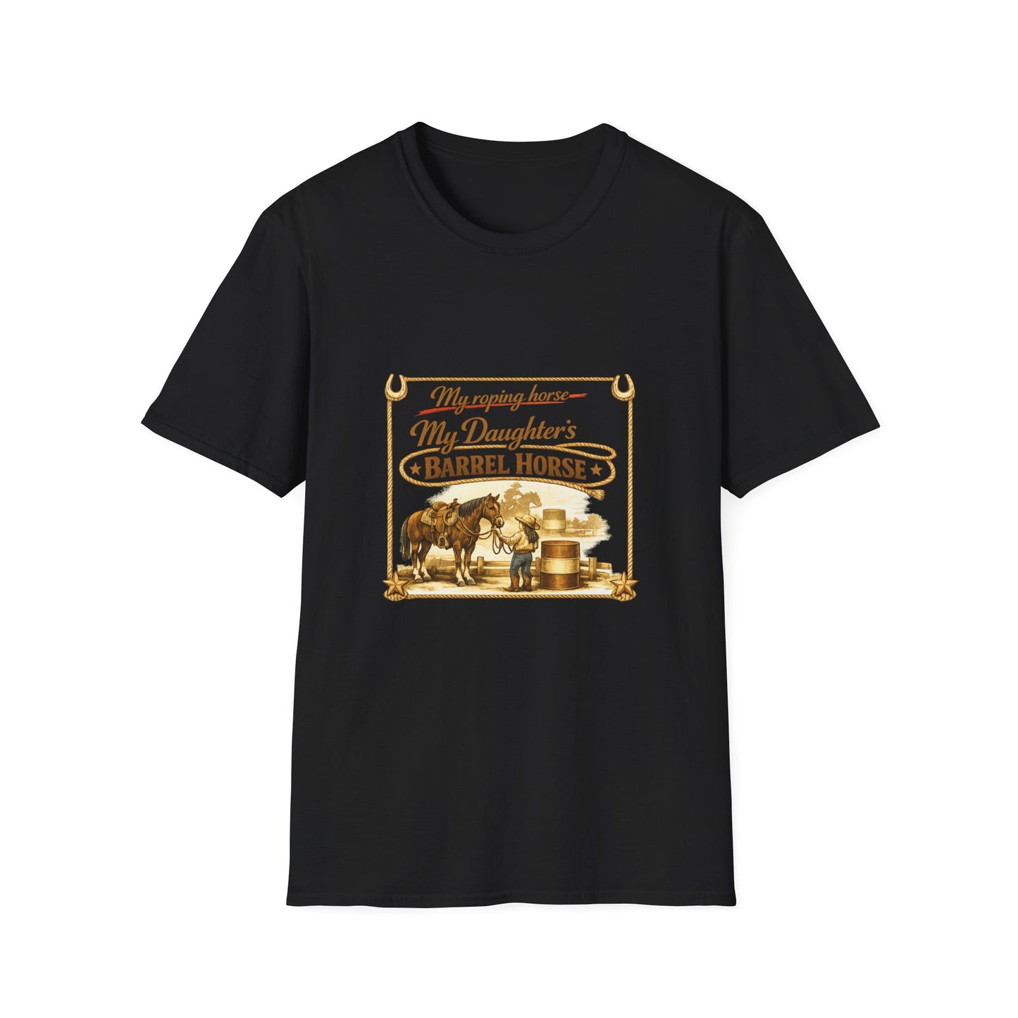 My Daughter's Barrel Horse T-Shirt – Rodeo Barrel Racing Tee