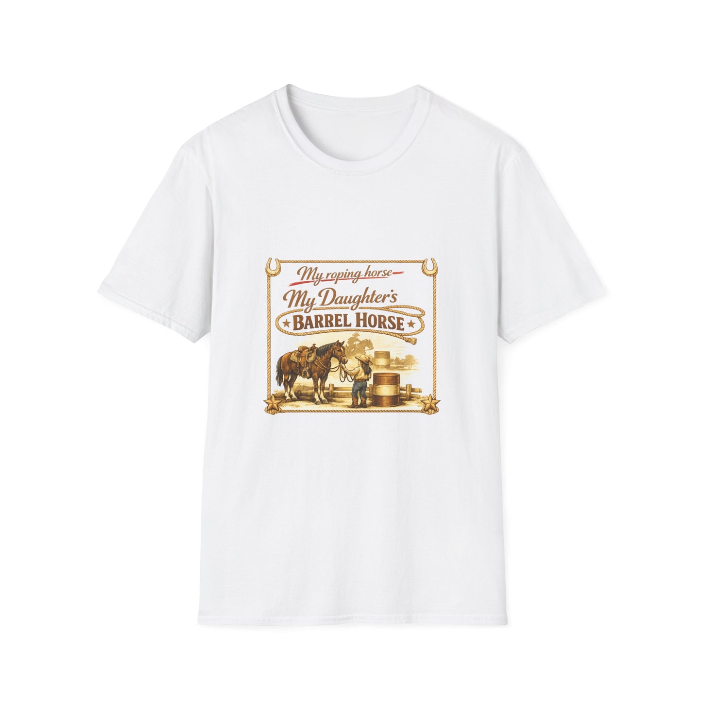 My Daughter's Barrel Horse T-Shirt – Rodeo Barrel Racing Tee