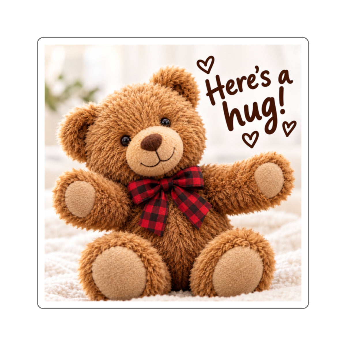 Square Stickers-Bear and Stickers