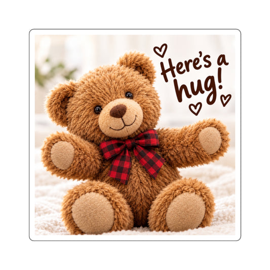 Square Stickers-Bear and Stickers