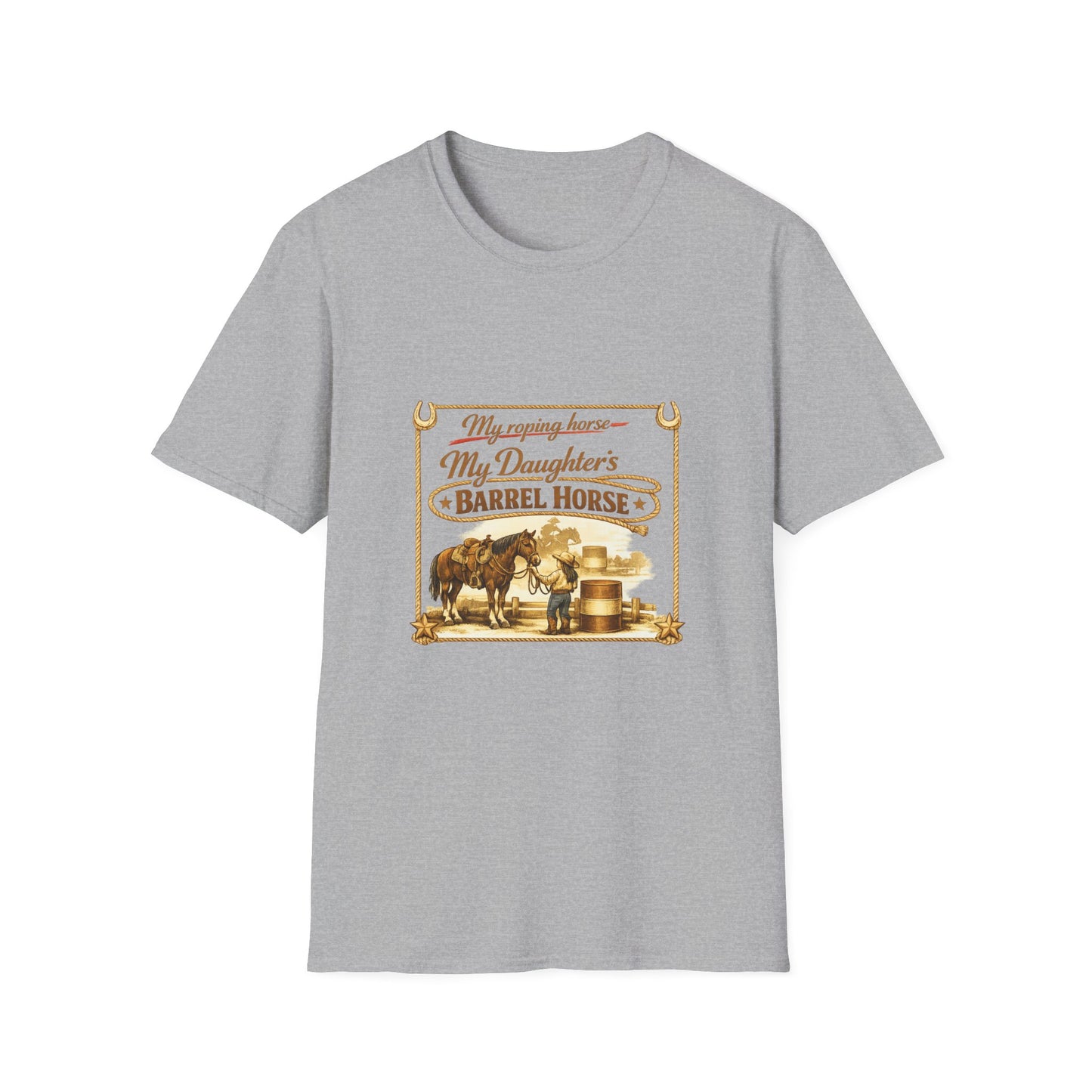 My Daughter's Barrel Horse T-Shirt – Rodeo Barrel Racing Tee