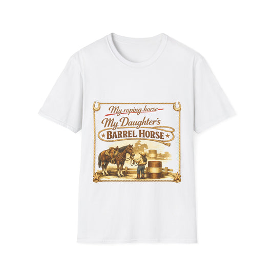 My Daughter's Barrel Horse T-Shirt – Rodeo Barrel Racing Tee
