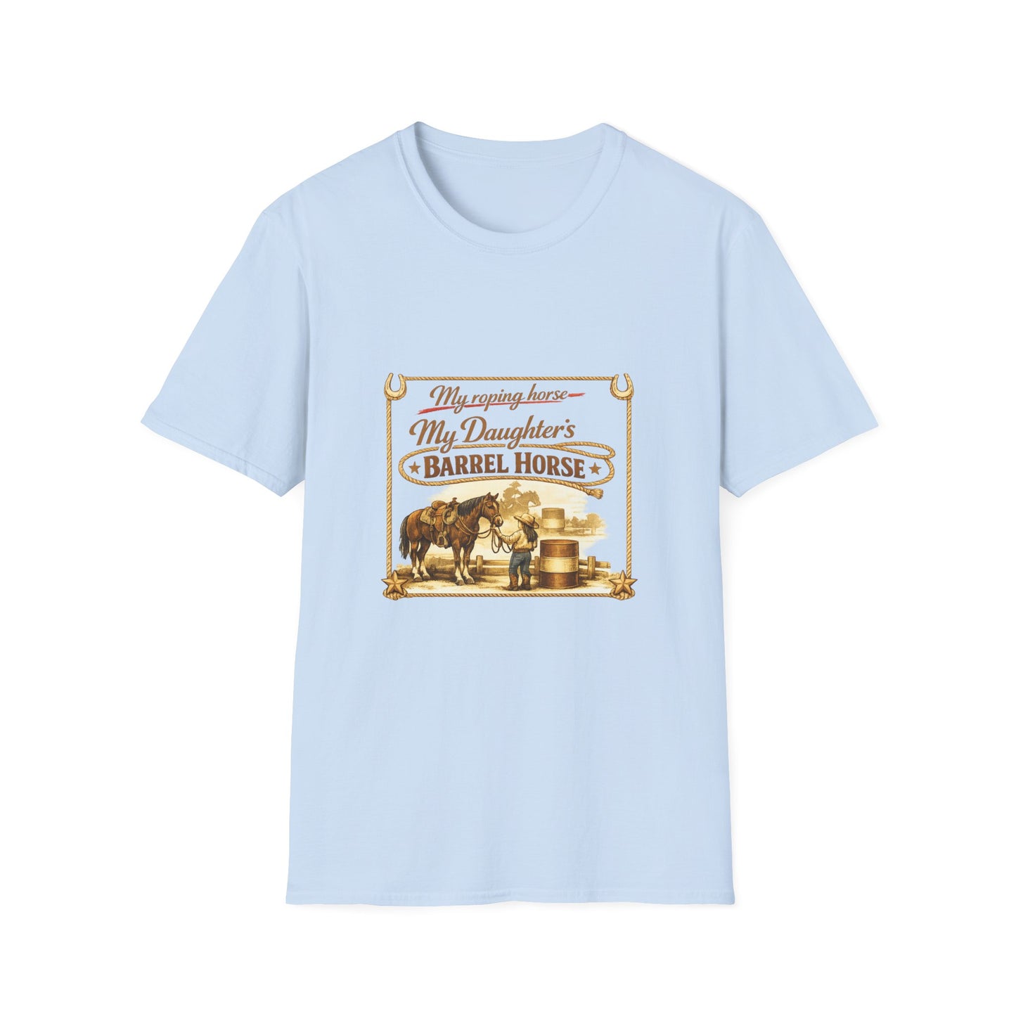 My Daughter's Barrel Horse T-Shirt – Rodeo Barrel Racing Tee