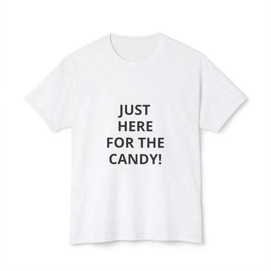 Funny Halloween T-Shirt — "Just Here For The Candy!"